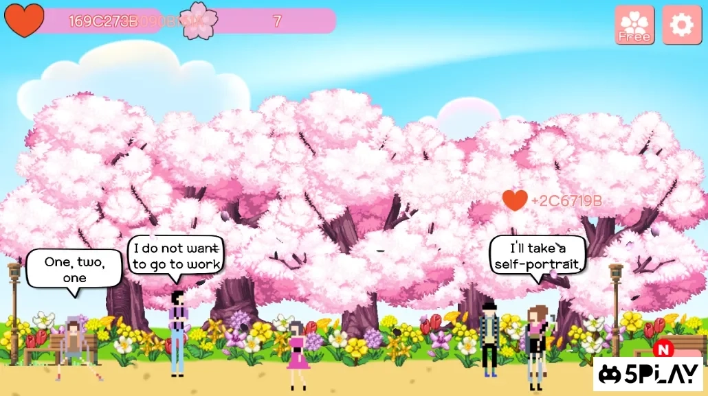 Скриншот Blossom Clicker - 4 Seasons Relaxing Game