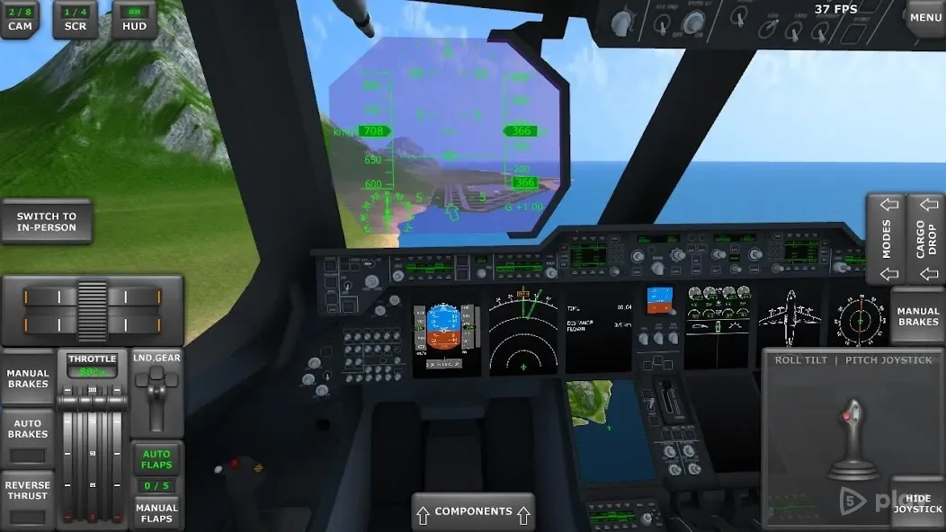 Скриншот Turboprop Flight Simulator 3D