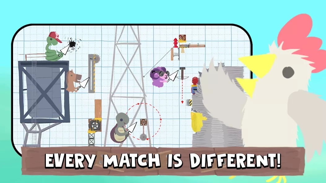 Скриншот Ultimate Chicken Horse