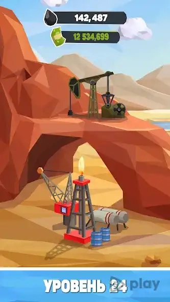 Скриншот Нефтяной магнат: ленивый симулятор нефти, нефть