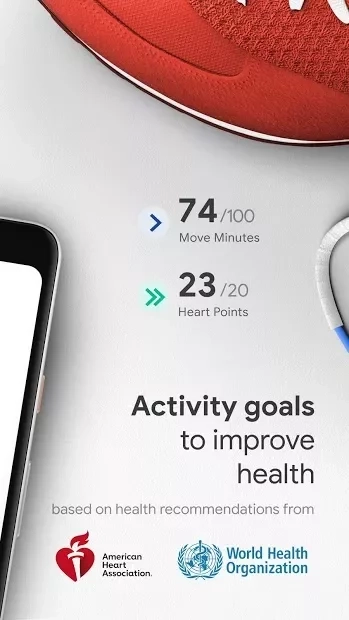 Скриншот Google Fit – здоровье и трекер активности