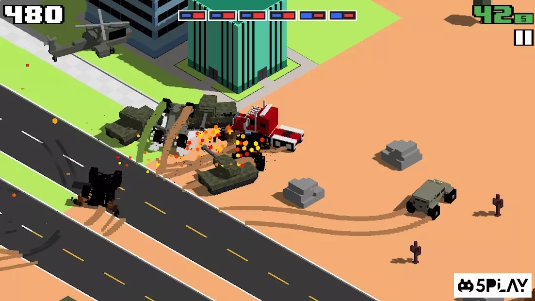 Скриншот Smashy Road: Wanted