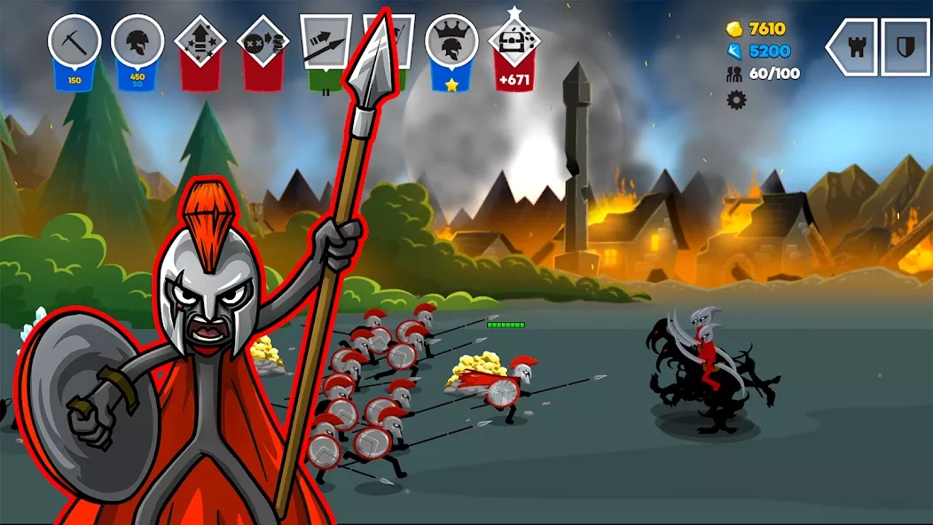 Скриншот Stick War: Saga