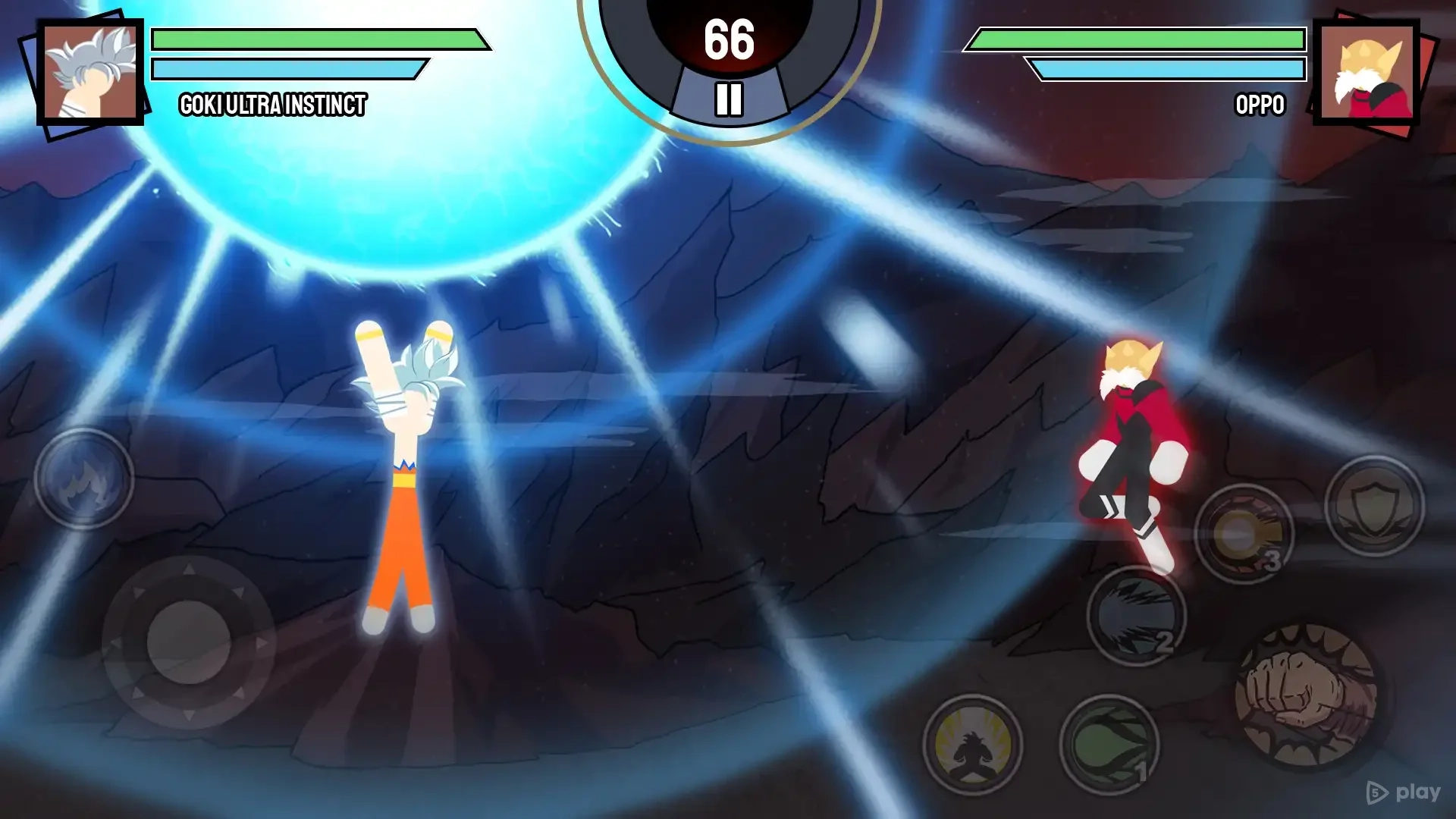 Скриншот Stickman Warriors - Super Dragon Shadow Fight