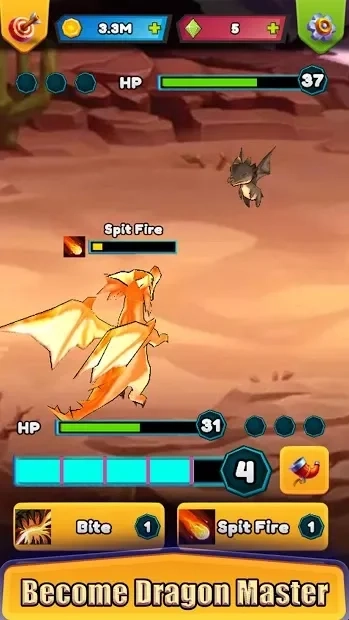 Скриншот Dragon Merge Master: Train & Grow Dragons Idle RPG