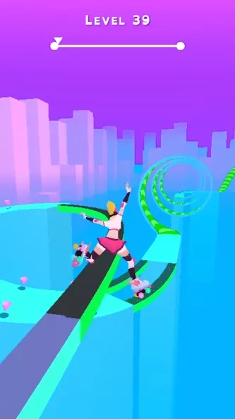 Скриншот Sky Roller: Rainbow Skating