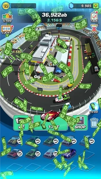 Скриншот Idle Car Racing