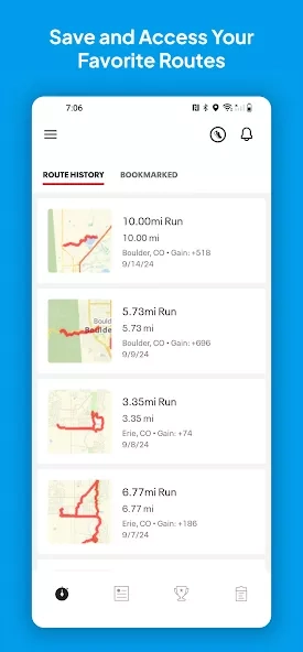 Скриншот Map My Run
