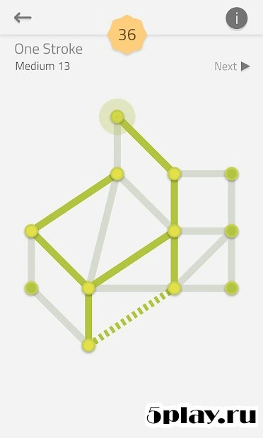 Скриншот Головоломка - Коллекция: Linedoku