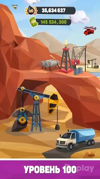 Скриншот Нефтяной магнат: ленивый симулятор нефти, нефть