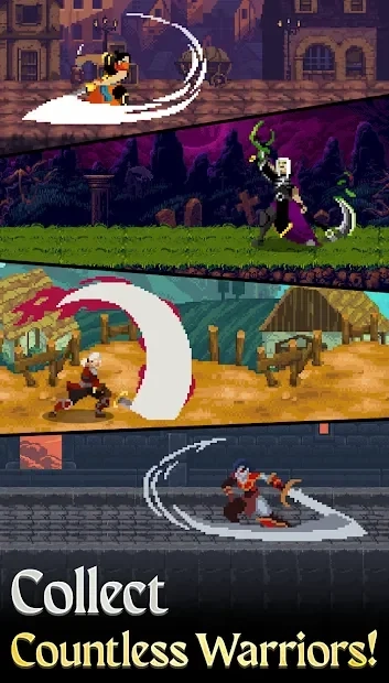Скриншот Idle Hero Slayer - Fantasy Pixel Dungeon Survival