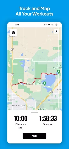 Скриншот Map My Run