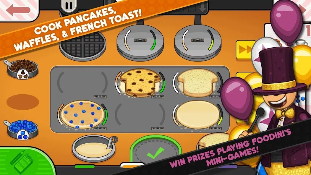 Скриншот Papa’s Pancakeria To Go!
