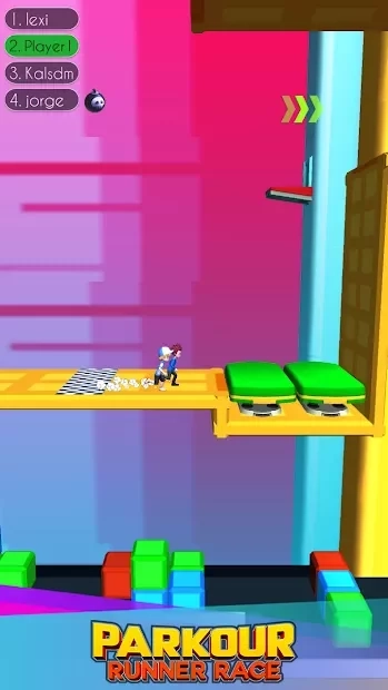 Скриншот Fun Run Parkour Race 3D