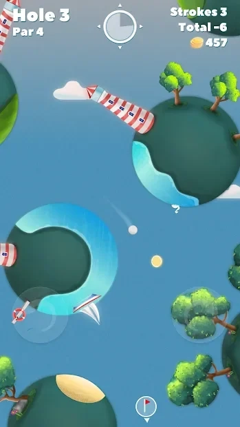 Скриншот Golf Skies