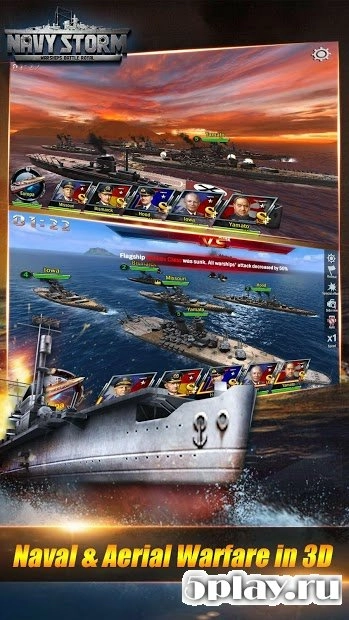 Скриншот Navy Storm: Warships Battle
