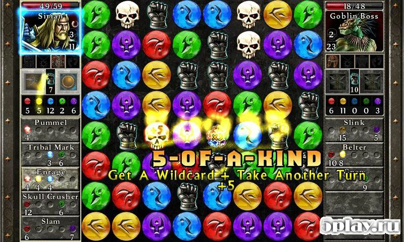 Скриншот Puzzle Quest 2