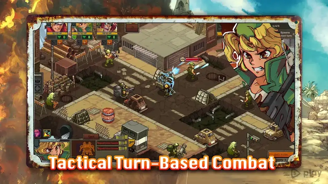 Скриншот Crunchyroll: Metal Slug Tactics