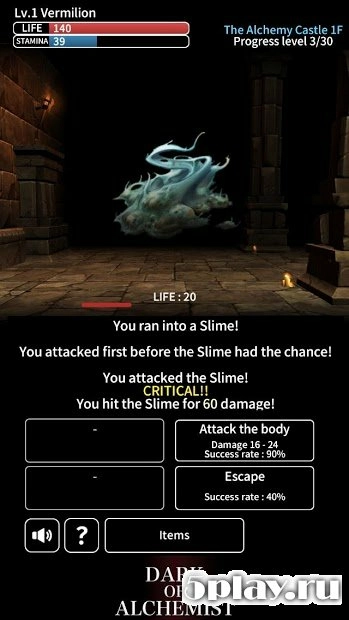 Скриншот Dark of Alchemist - Dungeon Crawler RPG