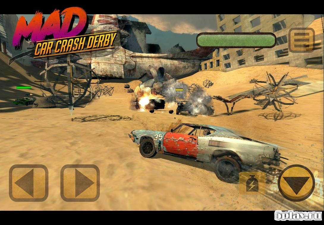Скриншот Mad Car Crash Derby 2.0