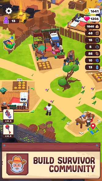Скриншот Wasteland Life: Survival Idle