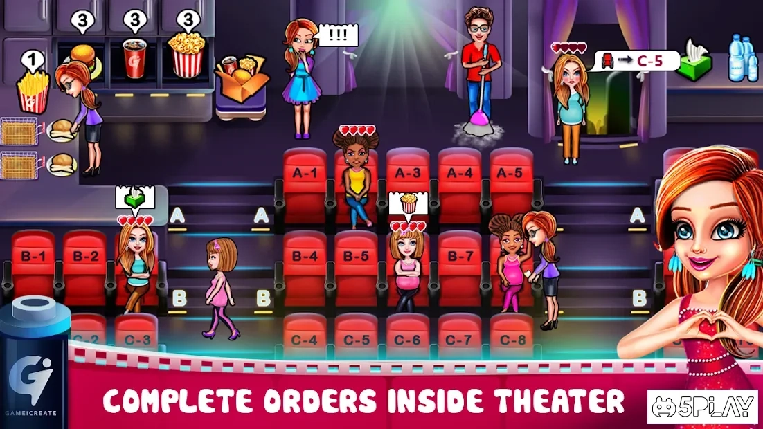 Скриншот Hollywood Films Movie Theatre Tycoon Game