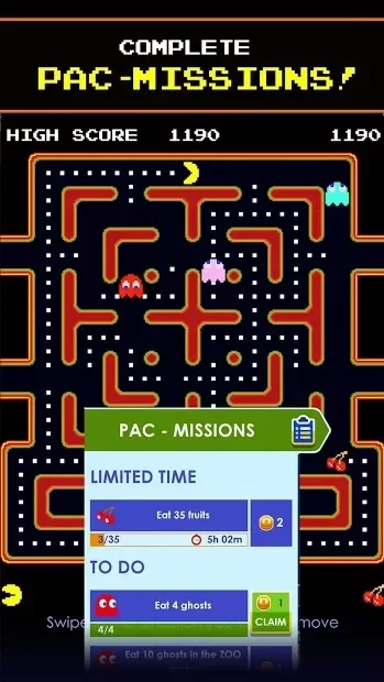 Скриншот PAC-MAN