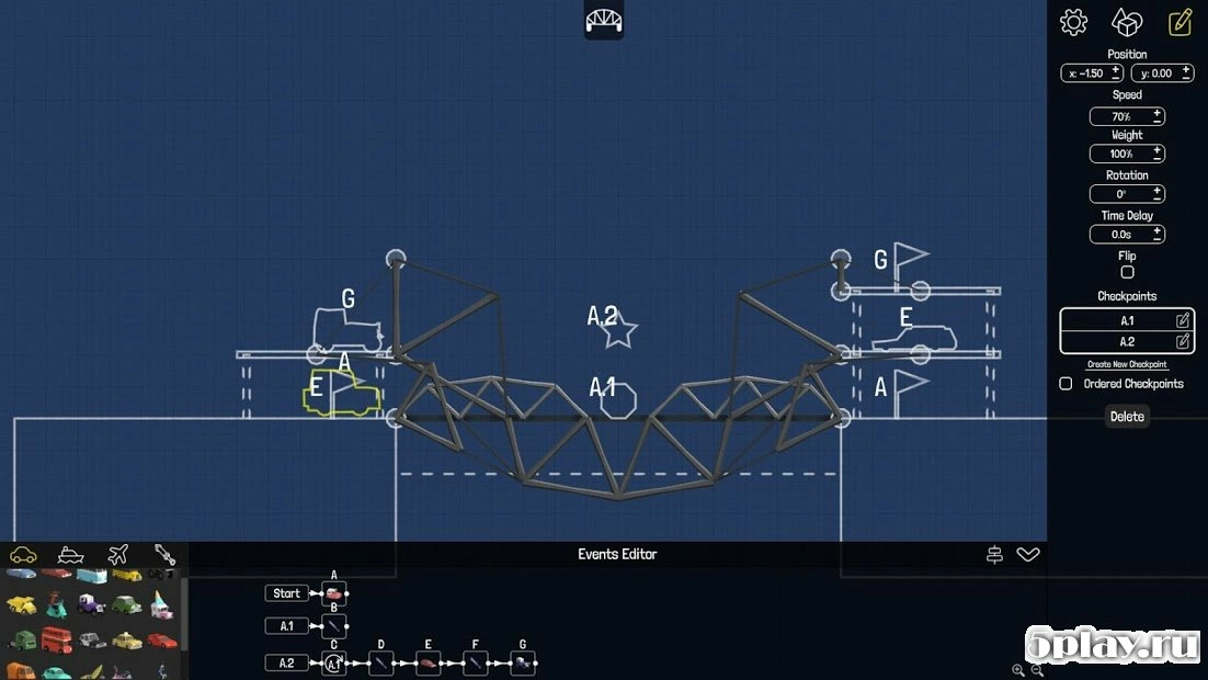Скриншот Poly Bridge