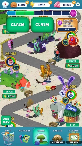 Скриншот SpongeBob’s Idle Adventures
