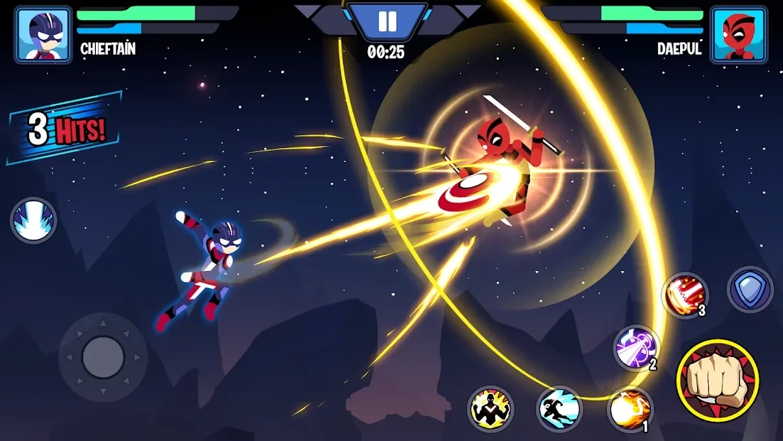 Скриншот Stickman Heroes Fight - Super Stick Warriors