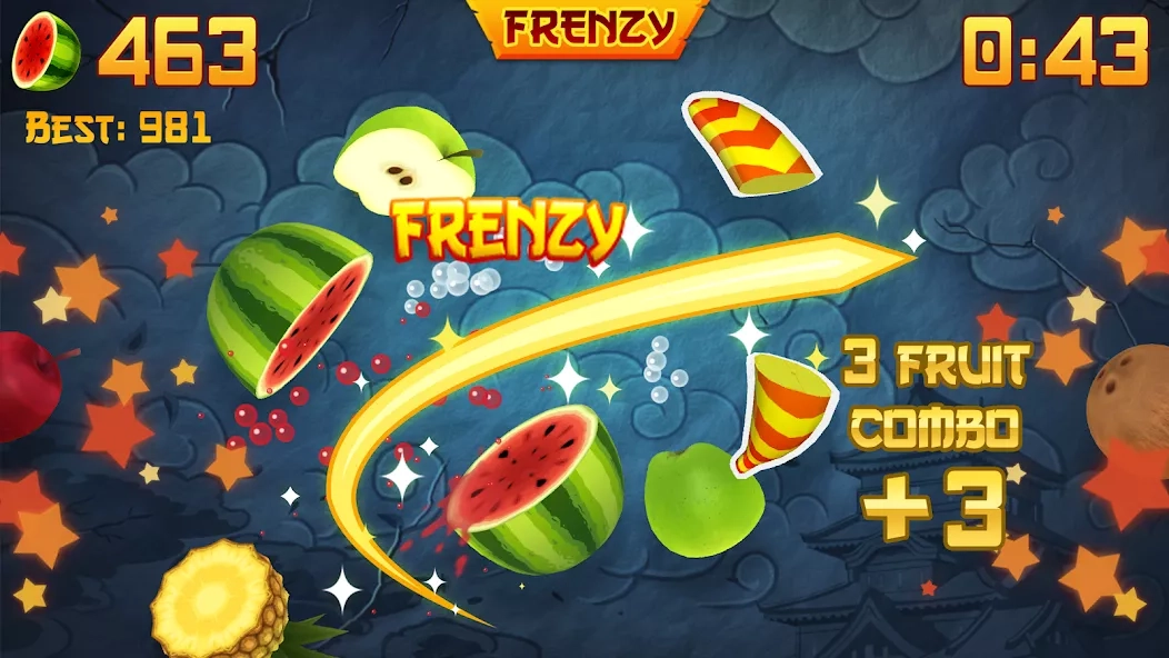 Скриншот Fruit Ninja Classic+