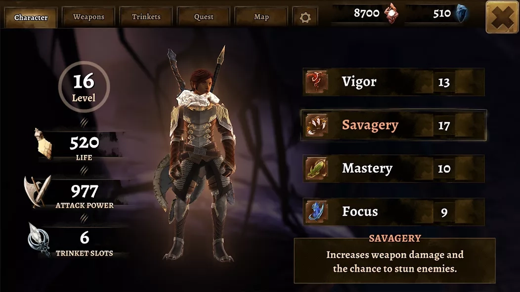 Скриншот Grimvalor