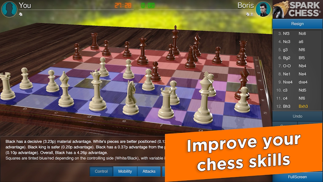 Скриншот SparkChess Pro