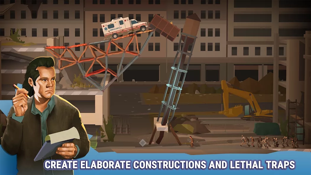 Скриншот Bridge Constructor: The Walking Dead