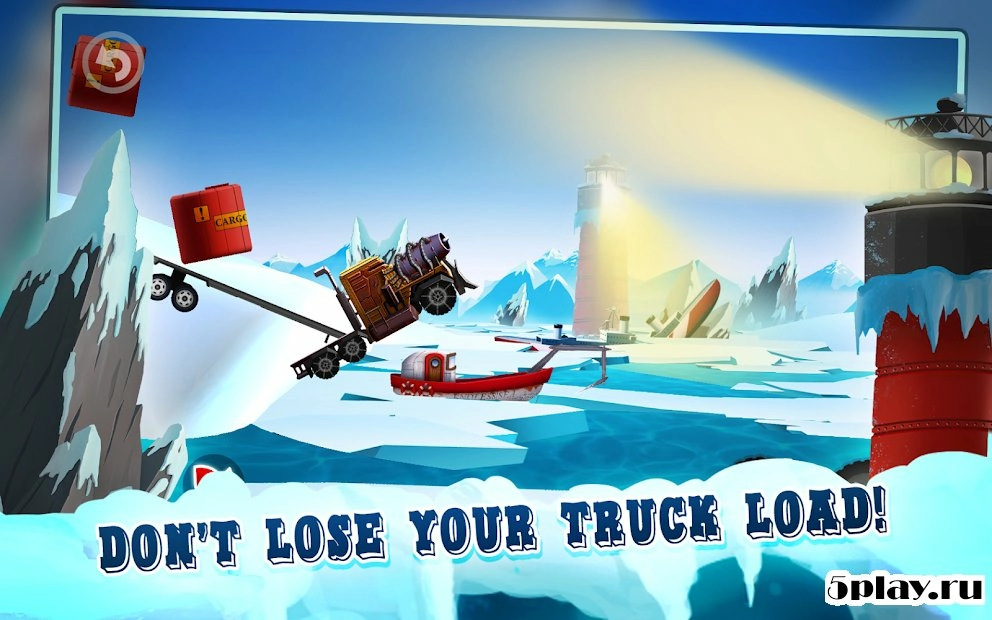 Скриншот Ice Road Truck Driving Race