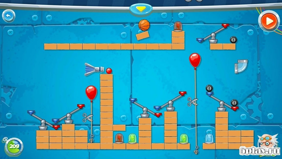 Скриншот Rube's Lab - Physics Puzzle