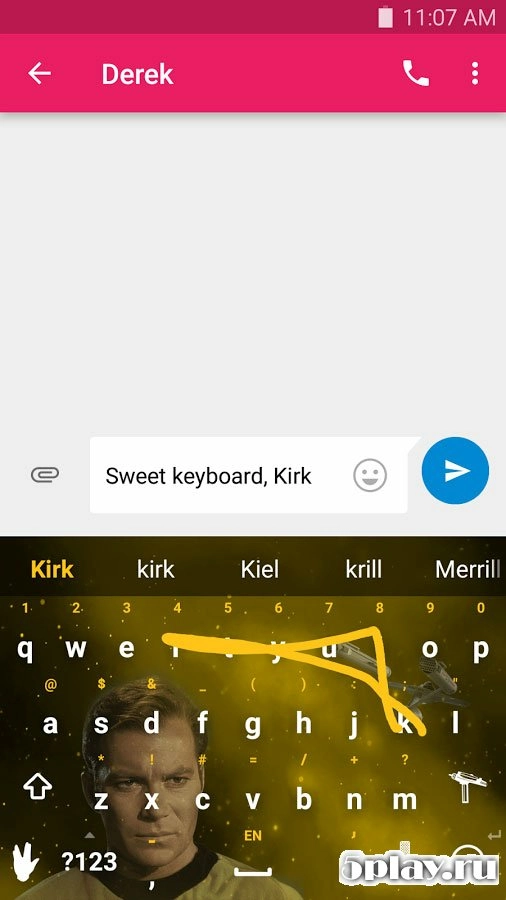 Скриншот Swype Keyboard