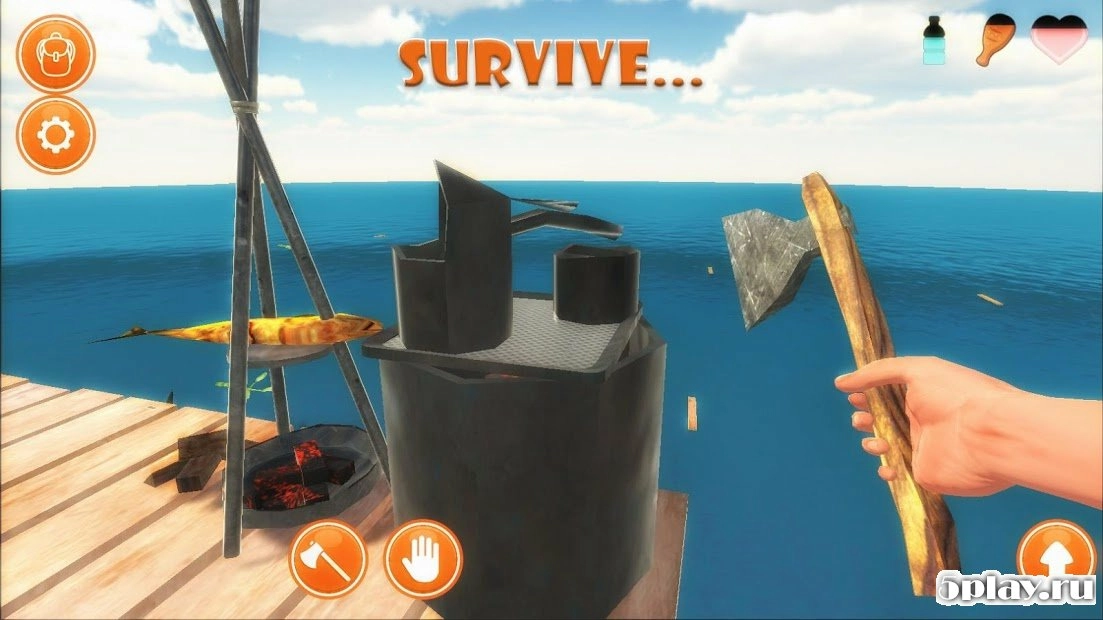Скриншот Raft Survival Simulator