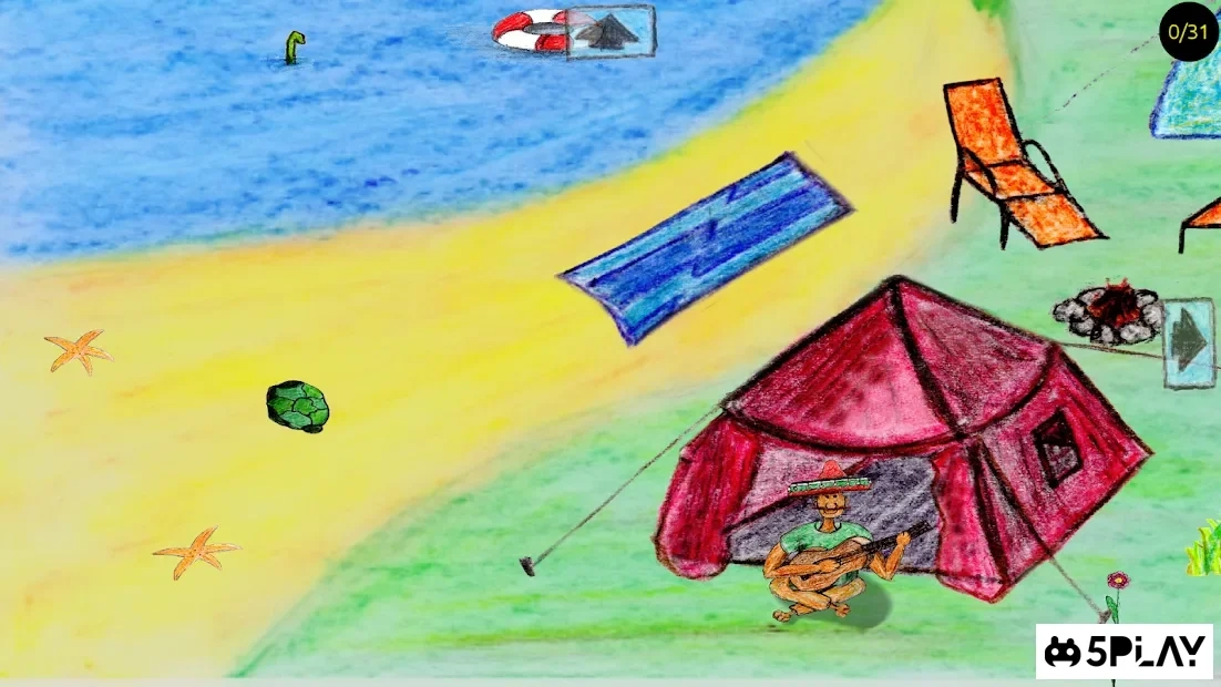 Скриншот Camping - Wimmelbild für kleine Kinder