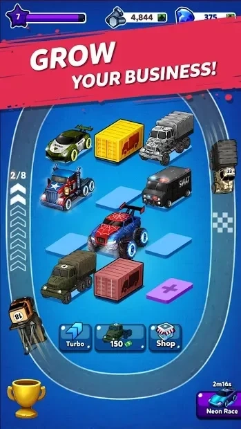 Скриншот Merge Truck: Monster Truck Evolution Merger game