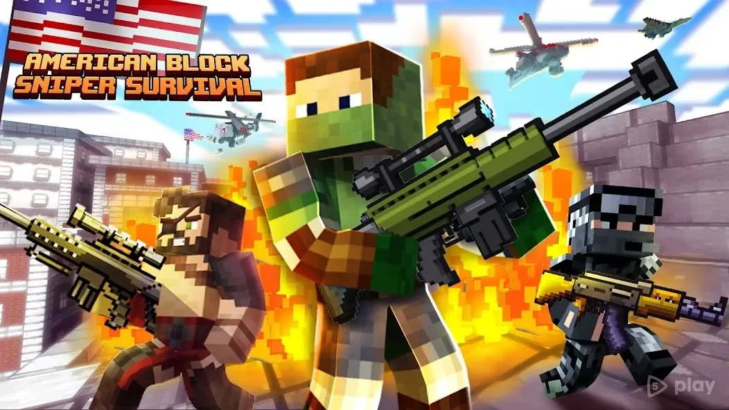 Скриншот American Block Sniper Survival