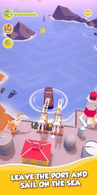 Скриншот The Sea Rider - Steer the Ship and Save the Nature