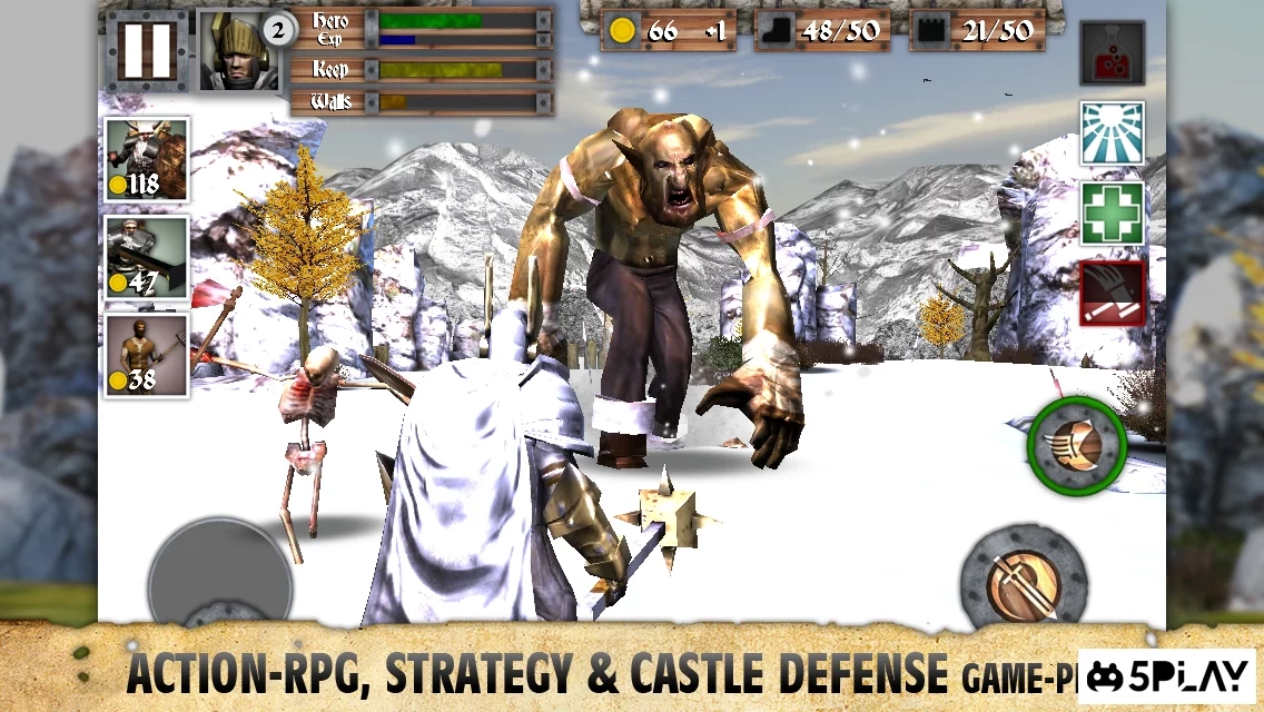 Скриншот Heroes and Castles