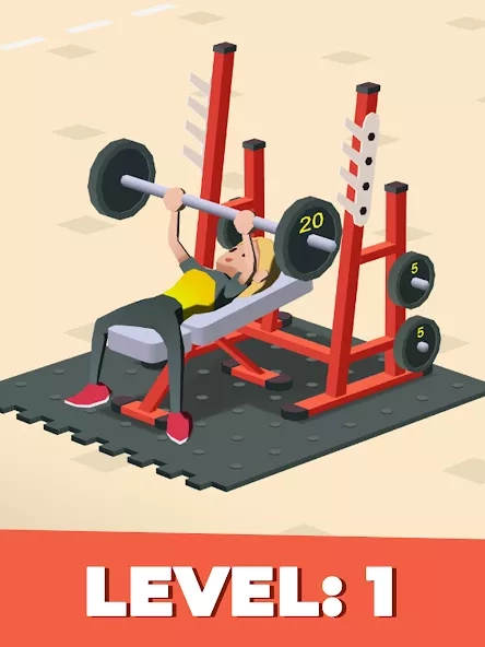 Скриншот Idle Fitness Gym Tycoon – Workout Simulator Game