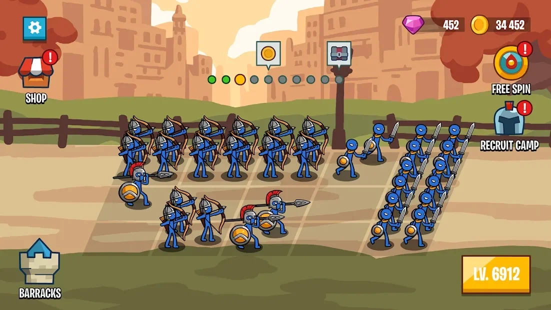 Скриншот Stick Battle: War of Legions
