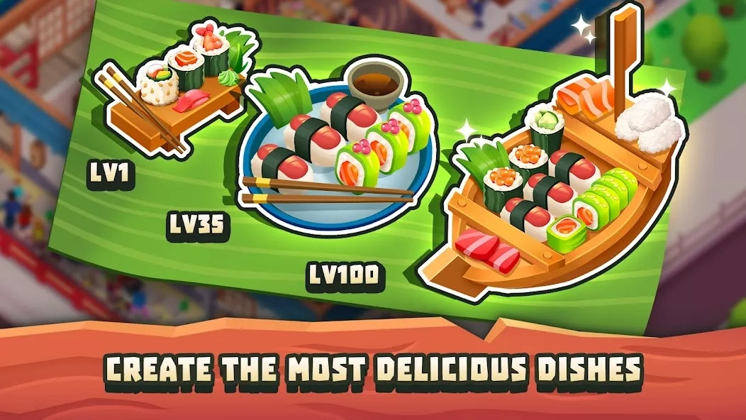 Скриншот Sushi Empire Tycoon-Idle Game