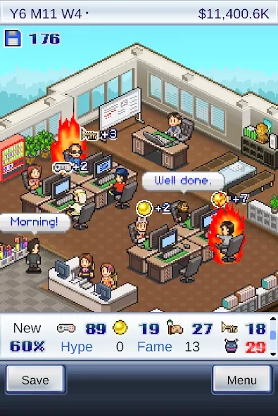 Скриншот Game Dev Story