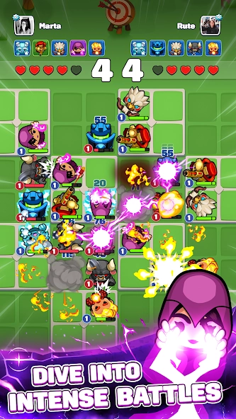 Скриншот Hero Tactics: 2 Player Game