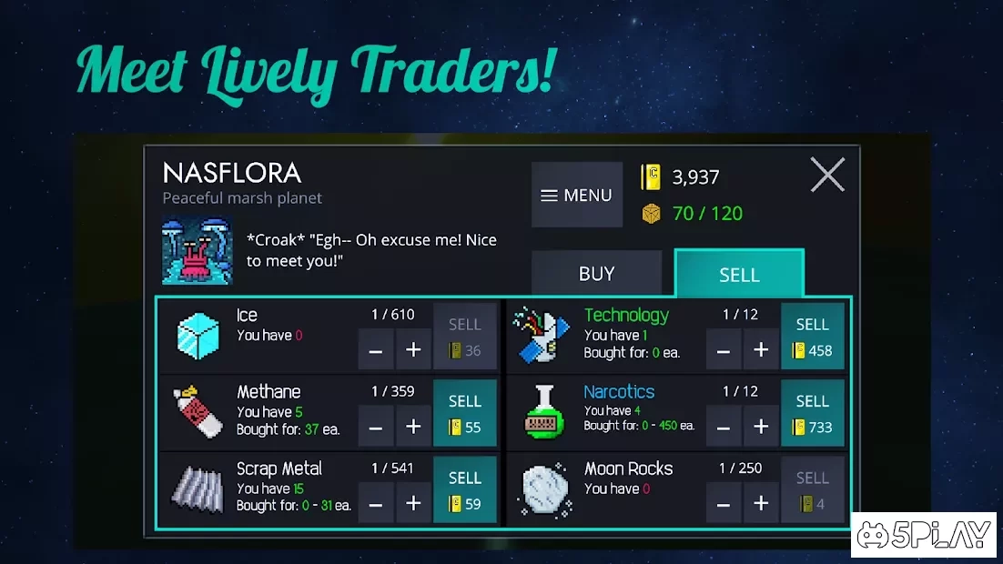 Скриншот Galaxy Trader