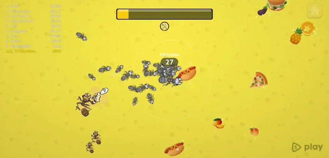 Скриншот Ants .io - Сетевая Игра